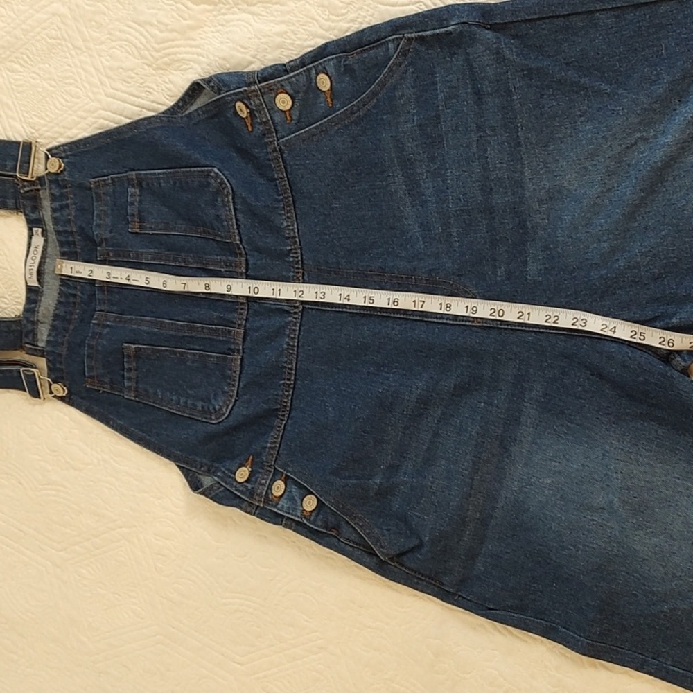 Miss Look Woman's Denim Jean Overalls/Size 3XL - Picture 9 of 12